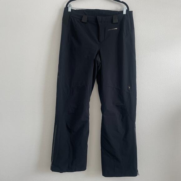 Spyder Pant Women 16 Black Snowboarding Skiing Primaloft Zip Side Mid Rise - Picture 1 of 10